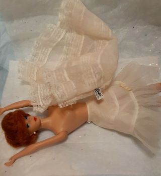 1962 Titian Bubblecut 850 Red Hair Midge Barbie Body in Plantation Belle 966 3
