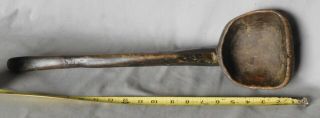 Antique Primitive Ladle Hand Carved Dipper American 18th 19th C.  Maple Handmade