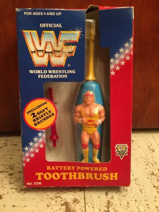 Wwf Hulk Hogan Battery Powered Toothbrush