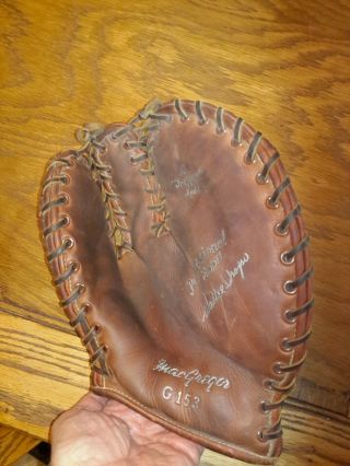 Exc. ,  Vintage Walter Dropo Macgregor 1st Base Mitt Baseball Glove Usa Silver