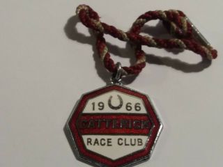 Vintage Horse Racing Badge - Catterick Race Club - 1966 Annual Member
