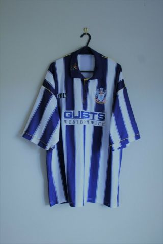 Pelada Vintage Rare West Brom Wba Home Football Soccer Top Shirt 1994 - 1995 Xxl