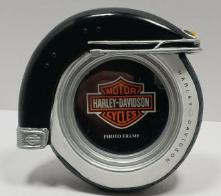 Vintage Harley - Davidson Motorcycle Tire Fender Photo Picture Frame By Vandor
