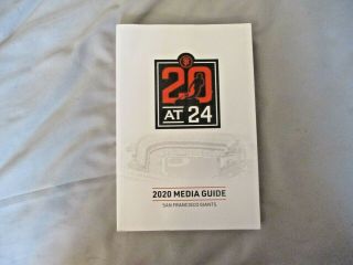 2020 San Francisco Giants Media Guide Yearbook Mike Yastrzemski Program Baseball