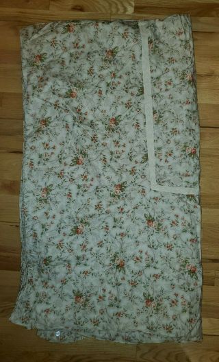 Rare Vintage Ralph Lauren Cole Brook Floral Comforter Duvet Cover W/lace - King