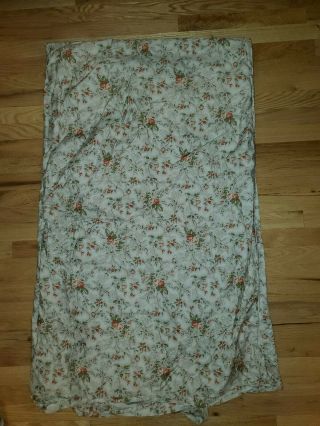 Rare Vintage Ralph Lauren Cole Brook Floral Comforter Duvet Cover w/Lace - King 2