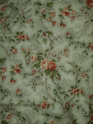 Rare Vintage Ralph Lauren Cole Brook Floral Comforter Duvet Cover w/Lace - King 3