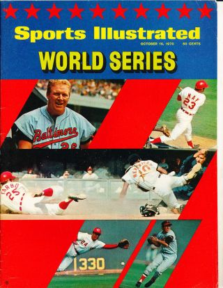Oct 19 1970 Sports Illustrated Brooks Robinson World Series No Label Newsstand S