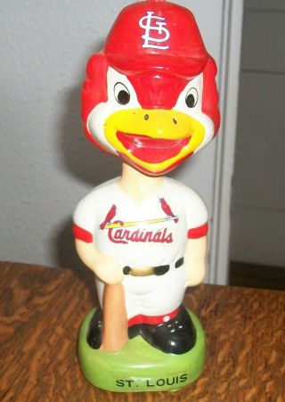 Vintage 1988 St.  Louis Cardinals Baseball Mascot Bobblehead