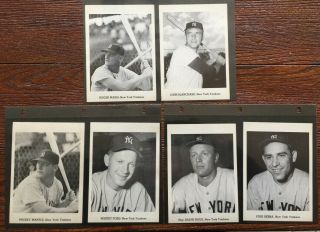 12 York Yankees Team Photos - Mick,  Whitey,  Yogi Early 60s - Vintage