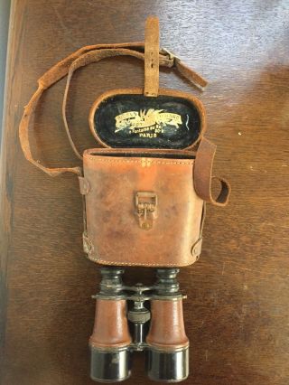 Picard Petot Lienard Vintage Binoculars Ww1 Era