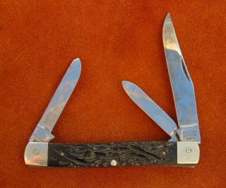 Vintage Antique Folding Pocket Knife Robeson Rochester Stockman 1930s