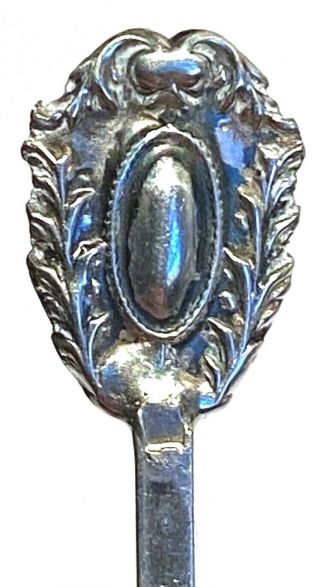 Antique Vintage Sterling Silver Art Nouveau RepoussÉ Artisan Hair Pin