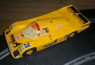 Scalextric Rare Vintage From A Porsche 962 Lemans Car And Fast