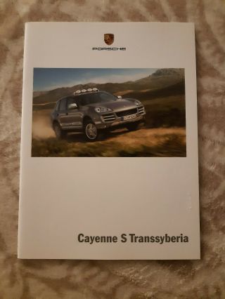 2008 Porsche Cayenne S Transsyberia Brochure Prospekt Usa Edition English Us/ww