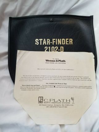 Weems And Plath Star Finder No 2102 - D In Case,  Philips 