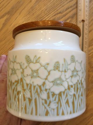 Vintage Collectable Hornsea Fleur Pottery Canister Storage Jar 1970 