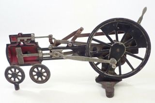 Antique Cut Away Cast Iron Brass Steam Engine Demonstrator Sample