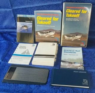 Cleared For Takeoff - Cessna Private Pilot Center Cd Training Program Kit Books