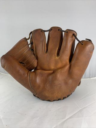 Vintage J.  C.  Higgins Model 310 - 1650 Professional Model Baseball Glove 1950 - Th