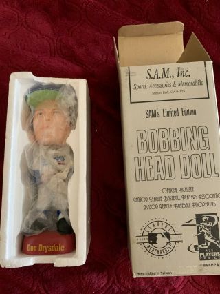 Don Drysdale Sam Bobbing Head Doll With Certificate Of Authenticity