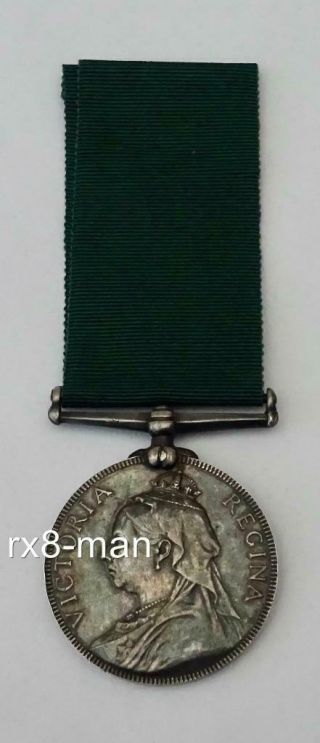 Antique Victorian Volunteer Force Long Service Medal Unnamed