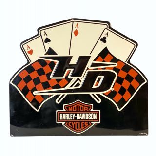 Harley Davidson Tin Sign Ace 