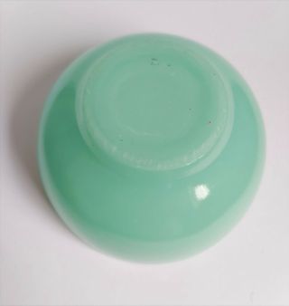 Antique Chinese Peking Glass Bowl Aqua/Jade Glass 2