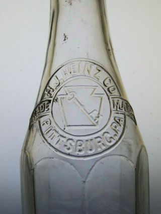 Vintage H.  J.  Heinz Co.  Ketchup Bottle Patent 1890 Pittsburg PA 2