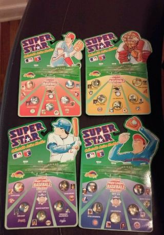 1990 Star Major League Baseball Action Marbles Complete Set (1 - 4)