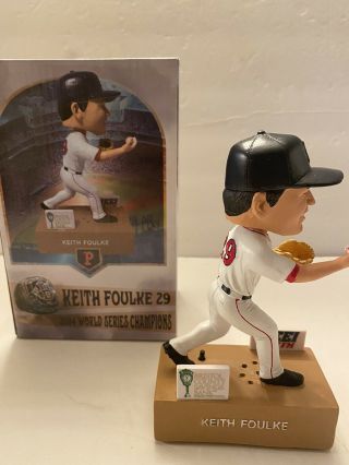 2020 Keith Foulke Talking 2004 World Series Bobblehead Pawtucket Red Sox