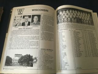 1983 NCAA Ice Hockey Championship Finals Program Wisconsin over Harvard 3