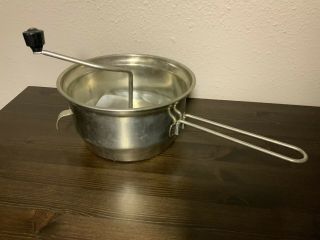 Vintage Food Mill 9” Stainless Steel Mill - Masher Ricer Strainer