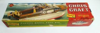 Vintage Chris Craft Plastic Boat Model Kit