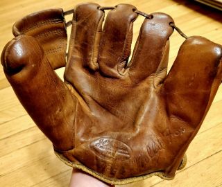 Vintage Jc Higgins Nellie Fox Baseball Glove 1759