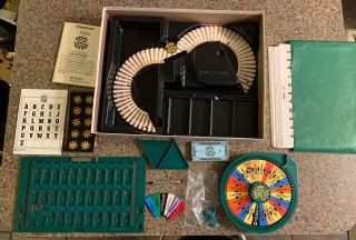 1986 Vintage Wheel Of Fortune Board Game Deluxe Edition By Pressman