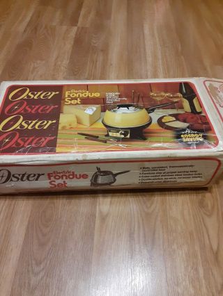 Vintage Oster Electric Fondue Pot w/Controlled Heat - Model 681 - 3