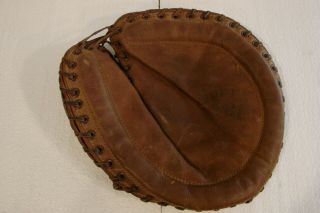 Vintage Baseball Glove - Nokona Scm52 Softball Catchers Mitt