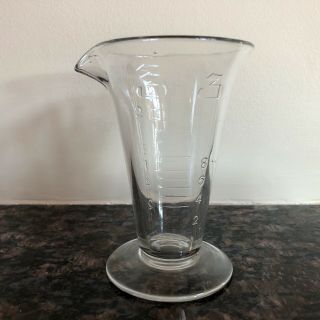 Scientific Glassware: Vintage Graduated Cylinder