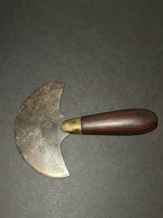 Antique H G Gomph & Co.  Albany Ny Half Round Leather Cutter Saddlers Tool