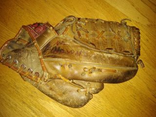 Vintage Rawlings Mickey Mantle Baseball Glove R/throw Gj 99 Rough And Rare