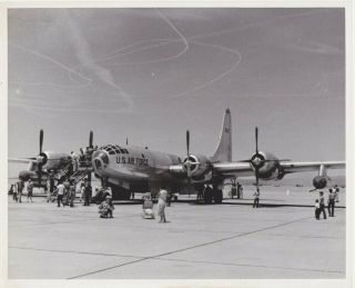 Vintage Boeing Usaf B - 29 Superfortress B29 Bomber Photo Picture / Info