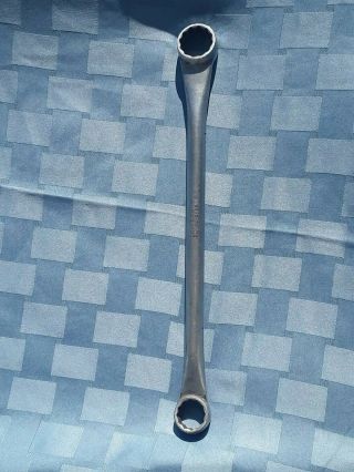 Vtg Blue - Point Usa 7/8 " X 3/4 " Xd - 2528.  Offset Box End Wrench.  No.  8