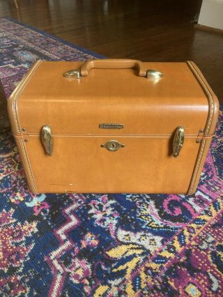 Vtg Samsonite Streamlite Luggage,  Ladies Train Case 4612,  Makeup Case,  Storage