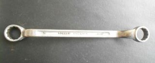 Vintage Bonney Zenel 2807 Offset Box End Wrench 3/4 " ×5/8 " Made In Usa