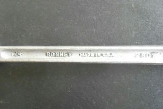 Vintage BONNEY ZENEL 2807 Offset Box End Wrench 3/4 