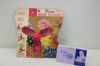 Vintage Pixie Bow Maker Vtg