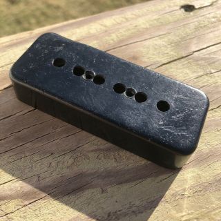 Vintage 1950s - 1960s Gibson P - 90 Pickup Cover Uc 452 B Tall Black 50s - 60s 2