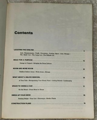 1964 Vintage SUNSET BOOK CARPORTS AND GARAGES 3