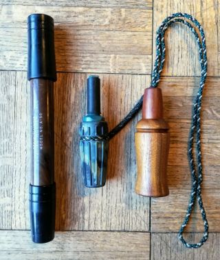 Vintage Hunting Duck,  Goose Call.  Olt,  Sceery,  Wood Game Call